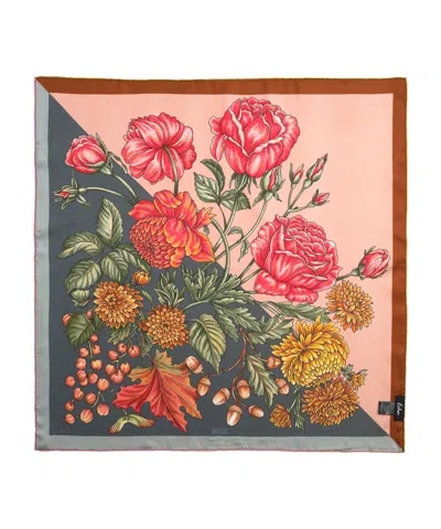 Echo New York The Seasons Fall Silk Bandana In Multi
