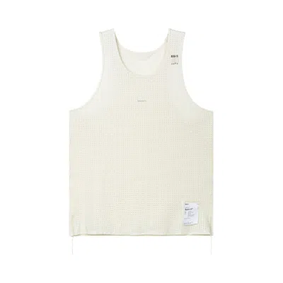 Pre-owned Satisfy Space-o Singlet 'chalk White' | Men's Size L