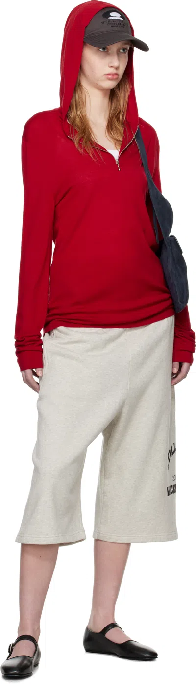 Still Kelly Gray Sweat Shorts In Neutral