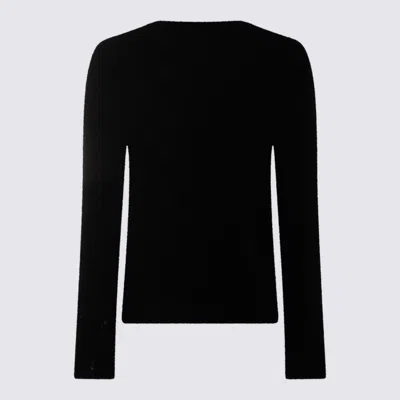 Thom Krom Distressed Long-sleeve Sweater In Black