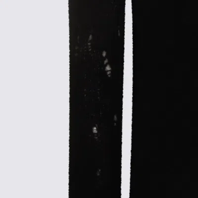 Thom Krom Distressed Long-sleeve Sweater In Black