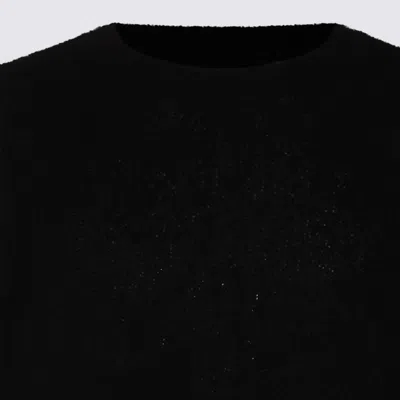 Thom Krom Distressed Long-sleeve Sweater In Black