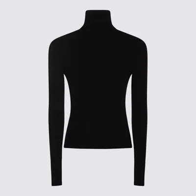 Courrèges Courregès Midnight Blue Wool Sweater In Blue