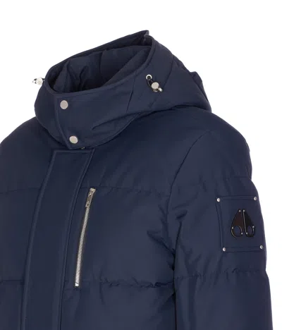 Moose Knuckles Cloud 3q Down Jacket In Blue