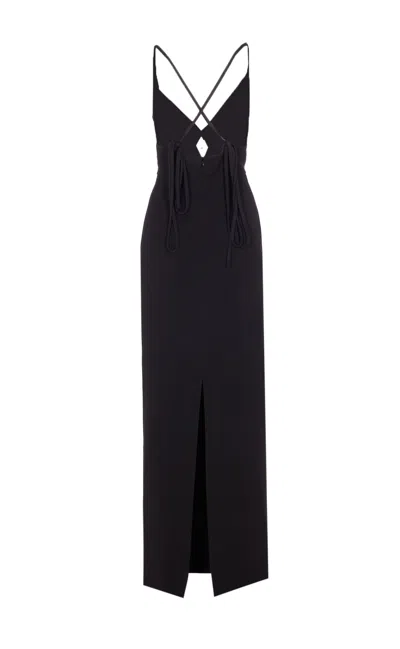 Solace London Milly Maxi Dress In Black