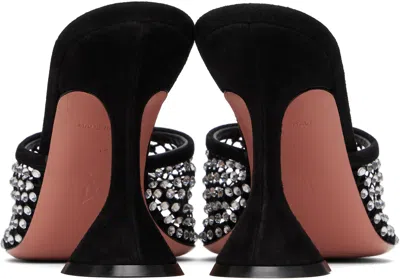 Amina Muaddi Lupita Crystal Mesh High-heeled Sandals In Multi