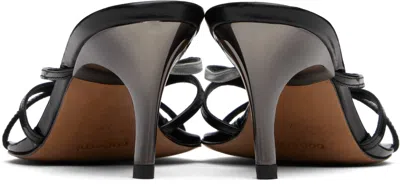 Coperni Low Strap High Heel Sandals In Black