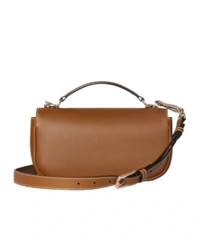 Gucci Horsebit 1955 Soft Small Top Handle Leather Shoulder Bag In Brown