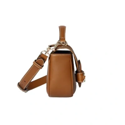 Gucci Horsebit 1955 Soft Small Top Handle Leather Shoulder Bag In Brown