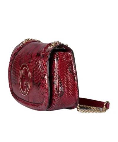 Gucci Blondie Small Shoulder Backpack In Red