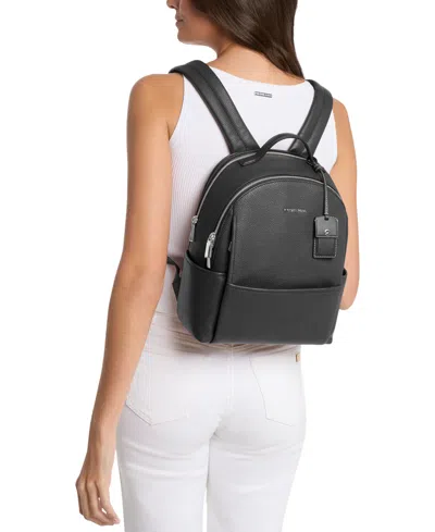 Michael Kors Zippered Backpack In Black