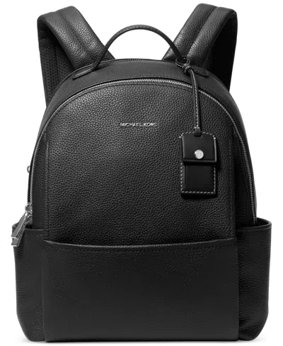 Michael Kors Zippered Backpack In Black