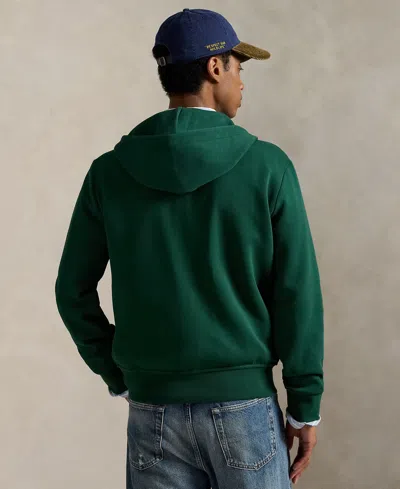 Polo Ralph Lauren Men's Double-knit Full-zip Hoodie In Green