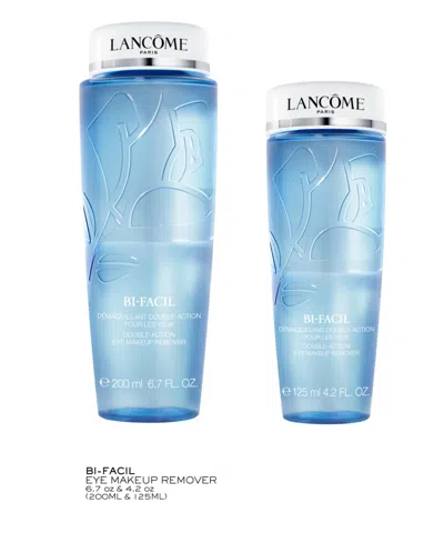 Lancôme Bi-facil Double-action Eye Makeup Remover Duo Limited Edition Holiday Gift Set In Transparent