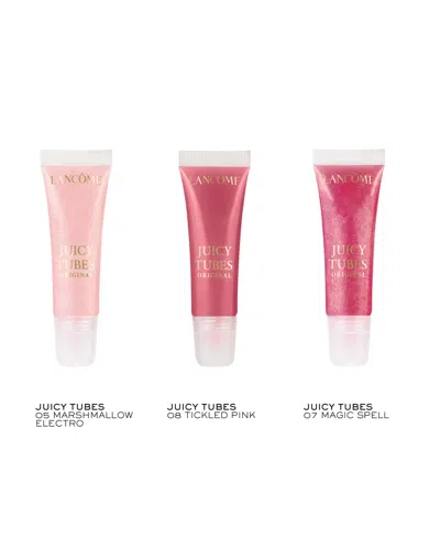 Lancôme Mini Juicy Tubes Lip Gloss Trio Gift Set 0.33 Oz/9.8 ml In Pink