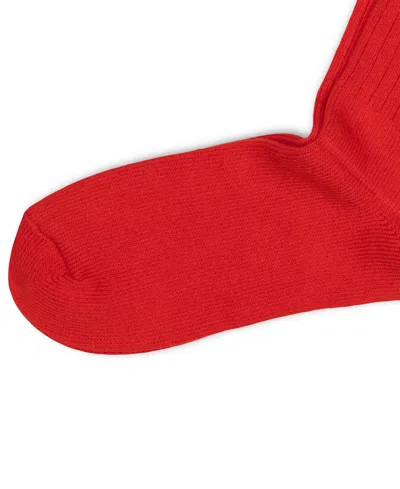Polo Ralph Lauren Basic Crew Sock In Red, Women's At Urban Outfitters In Red
