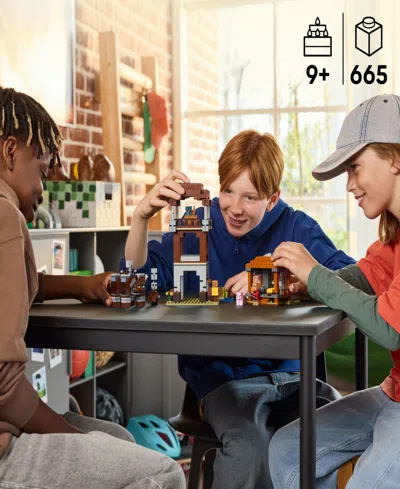 Lego Minecraft The Pillager Outpost And Ravager 21278 Toy Building Set, 665 Pieces In Neutral