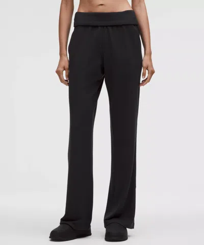 Lululemon Becalm Mid-rise Flared Pant In Black