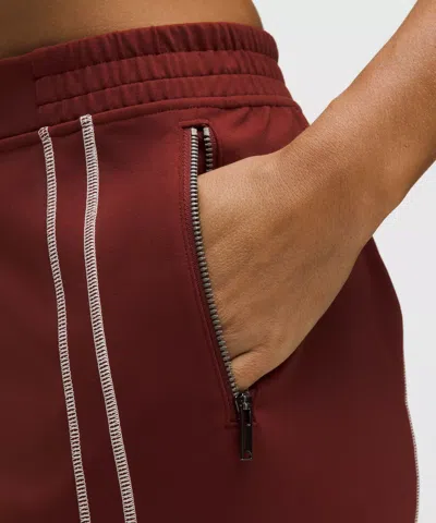 Lululemon Define Mid-rise Track Pant In Burgundy