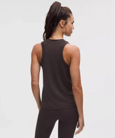 Lululemon Jersey Training Tank Top In Brown