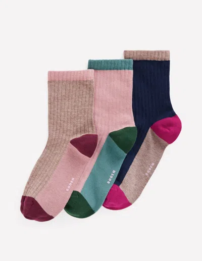 Boden Socken In Blockfarben-bunt In Multi