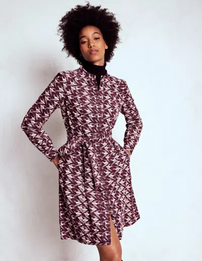 Boden Bre Corduroy Short Dress In Multi