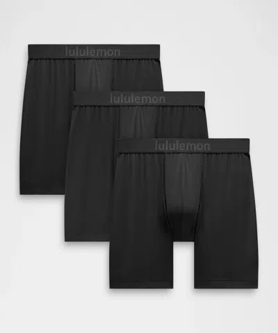 Lululemon Soft Stretch Active Boxer Brief 7" In Black