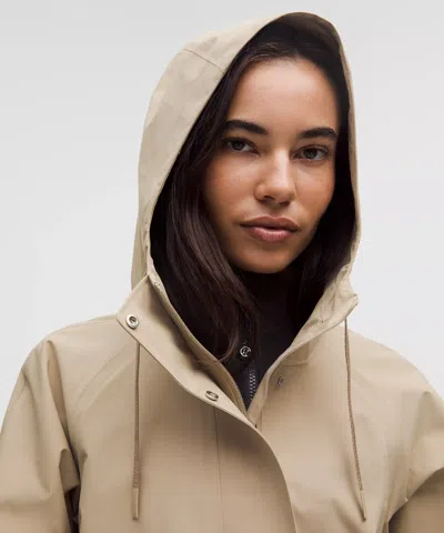 Lululemon Waterproof Fishtail Rain Coat In Multi