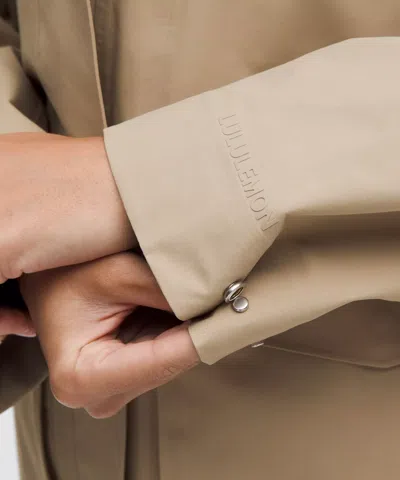 Lululemon Waterproof Fishtail Rain Coat In Multi