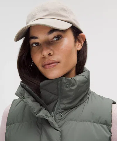 Lululemon Wunder Puff 600-down-fill Cropped Vest In Green