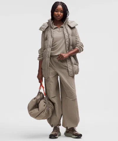 Lululemon Wunder Puff 600-down-fill Mid-length Vest In Neutral