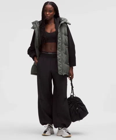 Lululemon Wunder Puff 600-down-fill Mid-length Vest In Gray