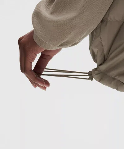 Lululemon Wunder Puff 600-down-fill Mid-length Vest In Neutral