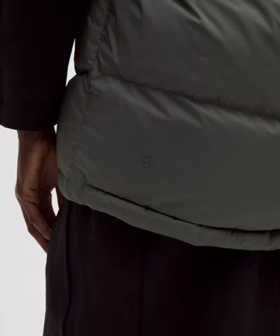 Lululemon Wunder Puff 600-down-fill Mid-length Vest In Gray