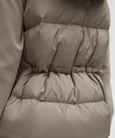 Lululemon Wunder Puff 600-down-fill Mid-length Vest In Neutral