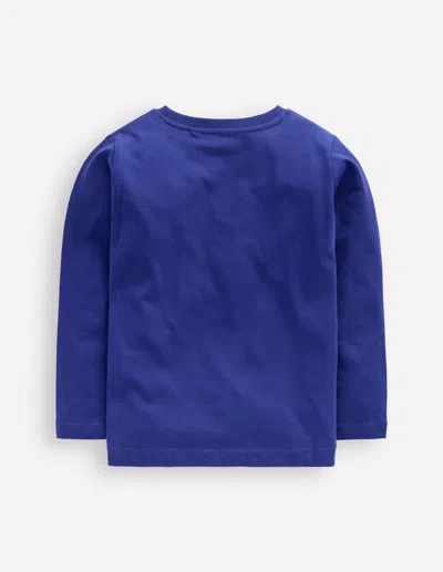 Boden Langarmshirt Mit Druck-saphirblau Fahrzeuge In Blue