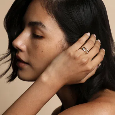 Astrid &amp; Miyu Lab Diamond Concealed Cosmic Ring