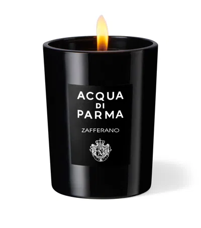 Acqua Di Parma Zafferano Candle 7 Oz. In Black