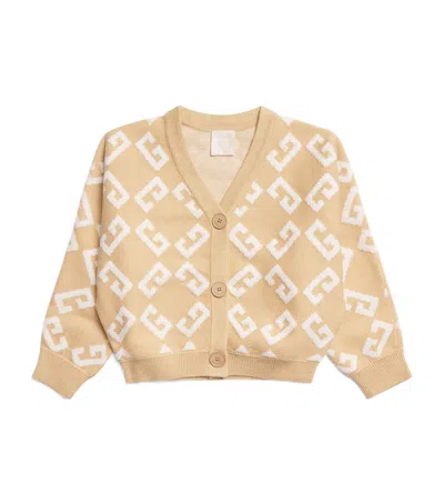 Givenchy Jacquard Cardigan In Nude