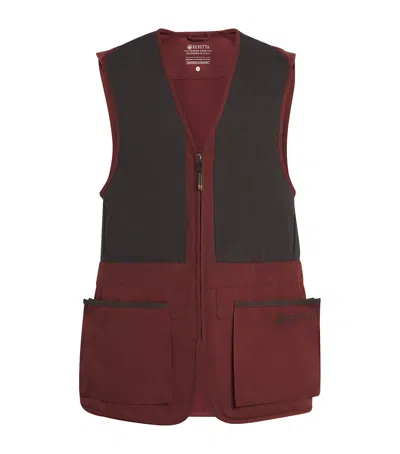 Beretta Sporting Evo Gilet In Burgundy
