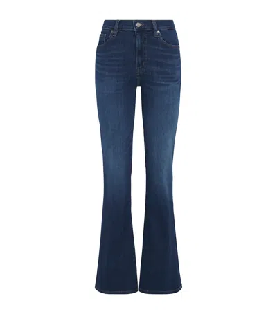 Frame The Icon Flared Jeans In Blue