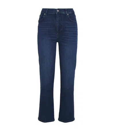 Frame Le Sleek Straight Jeans Stargirl In Blue