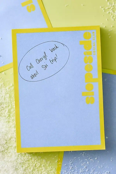 2021 Co. Apres Ski Chunky Notepad