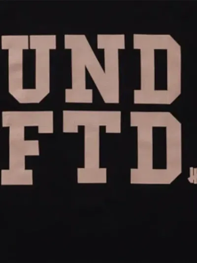 Undefeated Block T-shirt In Black
