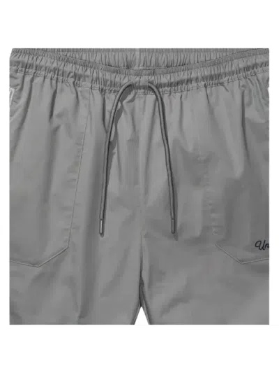 Undefeated Zip-pocket Drawstring Shorts In Gray