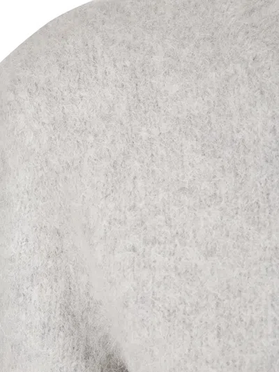 Samsoe & Samsoe Sajeanne Knitted Top In Gray