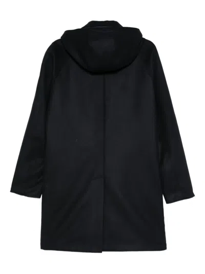 Kired Polyester Viscose Cusna Coat In Blue