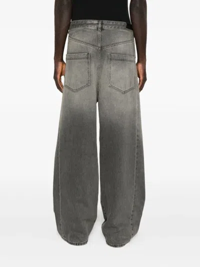 Darkpark Wrap-effect Jeans In Gray