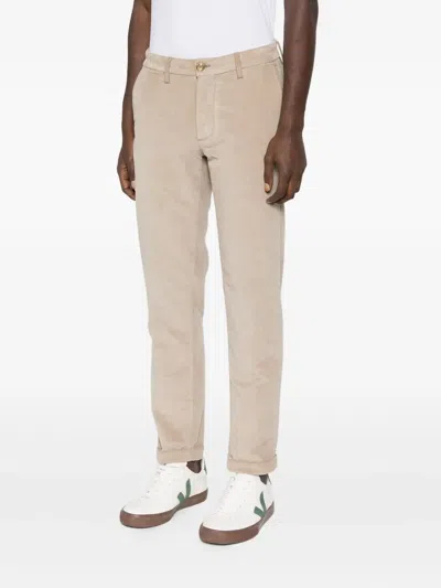 Re-hash Corduroy Cuffed Trousers In Brown