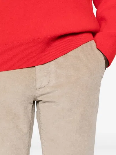 Re-hash Corduroy Cuffed Trousers In Brown